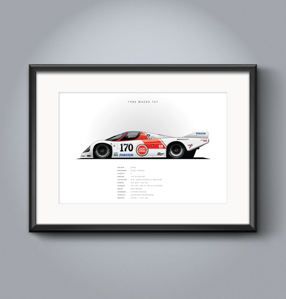 Image of Mazda 757 Print