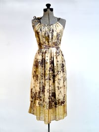 Image 1 of double layer reversable silk dress