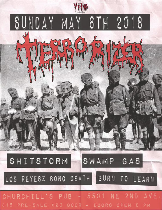 Image of Terrorizer with Shitstorm & SOFL locals