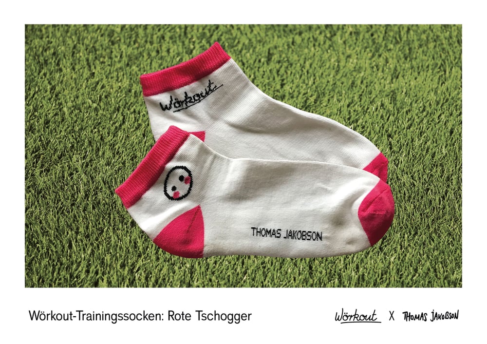 Wörkout Socks - Rote Tschogger