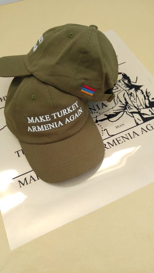Image of Make Turkey Armenia Again hat - Fedayee Green