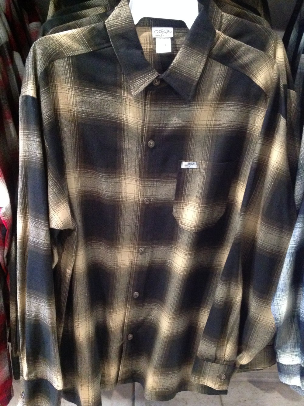 Brown flannel