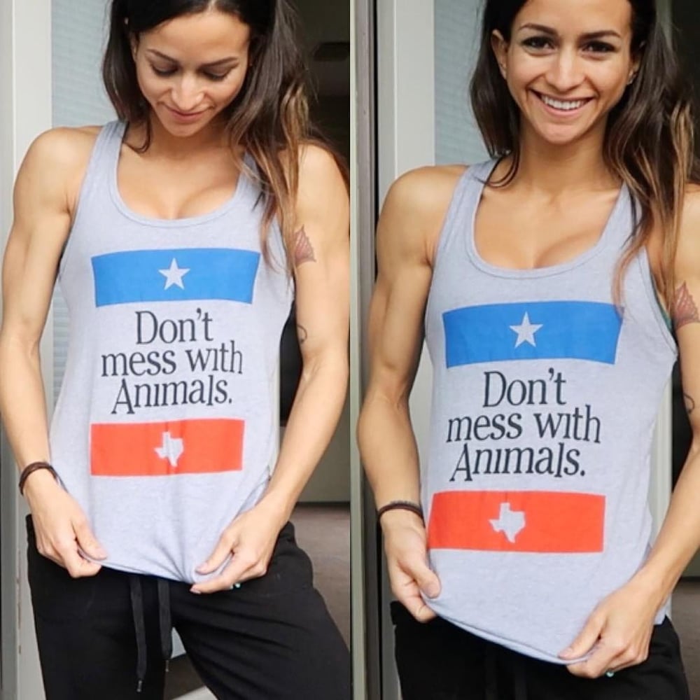 Image of DON'T MESS WITH ANIMALS T-shirt/Tank Top