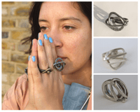 LARGE SWIRL RINGS AS WORN BY CHER IN 'MAMMAMIA2'