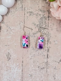 Image 3 of Blossom Hoop Earrings