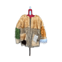 Image 1 of Wild Patch Fur Jacket