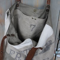 Image 4 of Sac cabas poste & military vert de gris.