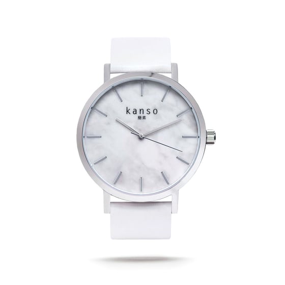 Image of Kanso Marble Watch - White