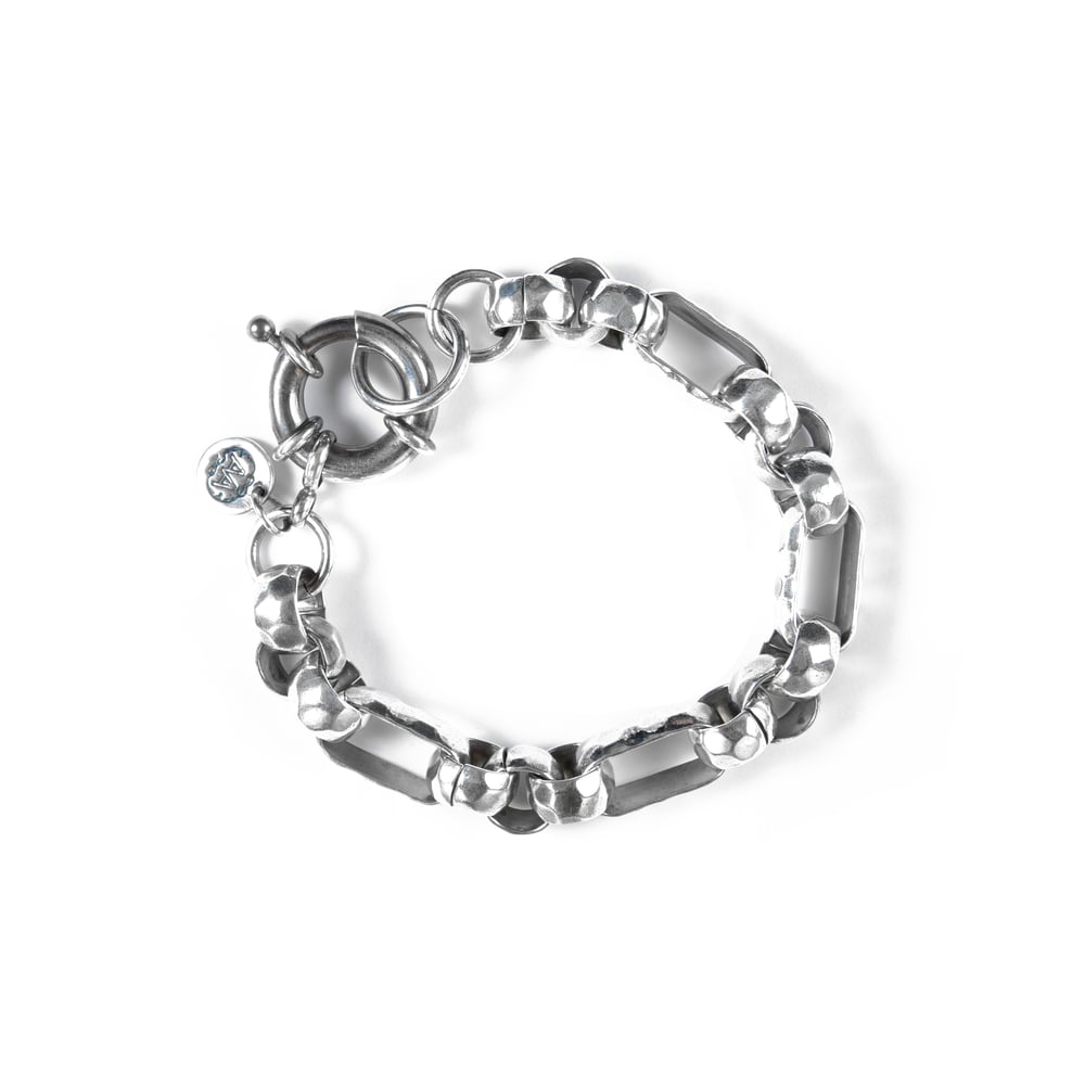 Image of Bracelet IRMA plaqué argent vieilli