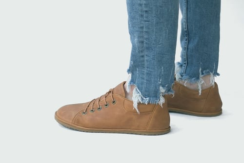 Image of Barefoot Sneakers in Caramel