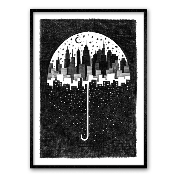 Image of Byen i Paraplyen