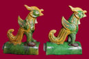 Image of Chinese Roof Tiles: Pair of Phoenix