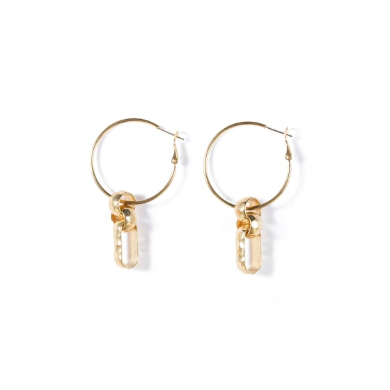 Image of Boucles d'oreilles IRMA plaquées or