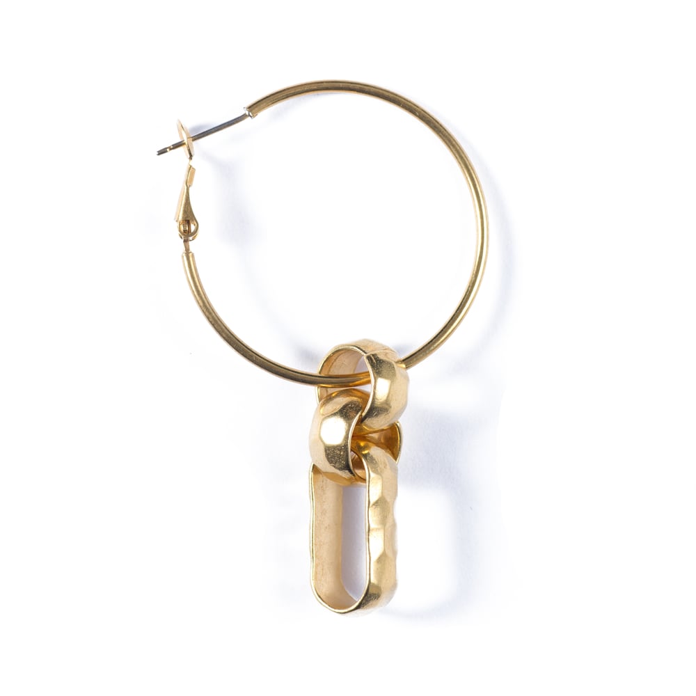 Image of Boucles d'oreilles IRMA plaquées or