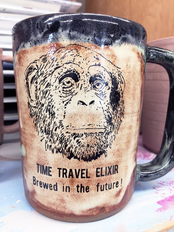 Image of Hand Thrown Mug - Time Travel Elixir