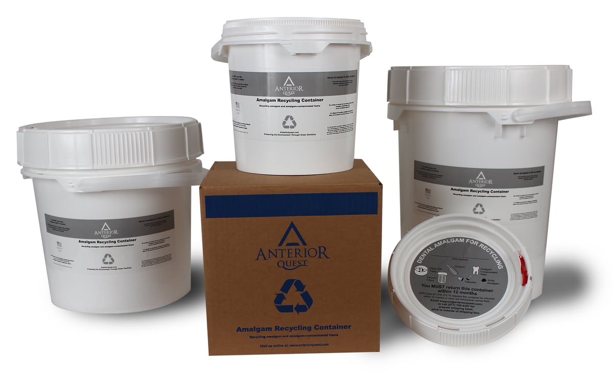 Anterior Quest — Amalgam Recycling Bucket 1.25, 3.5 or 5 gallon