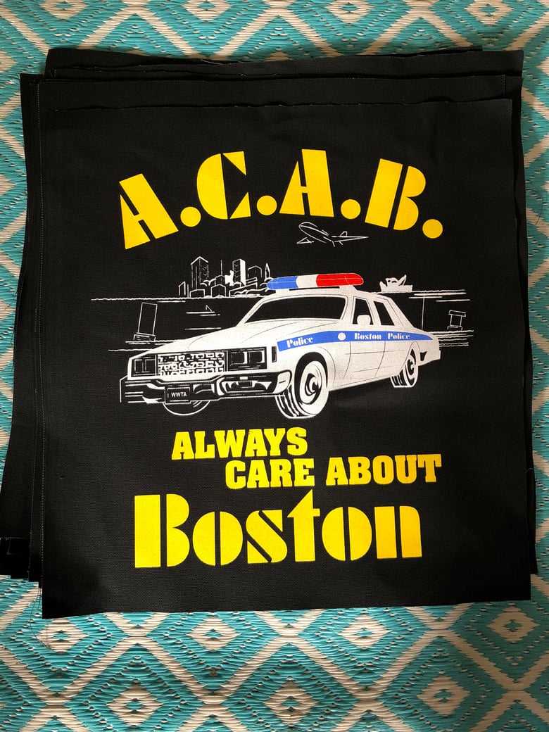 Image of Always Care About Boston Backpatch