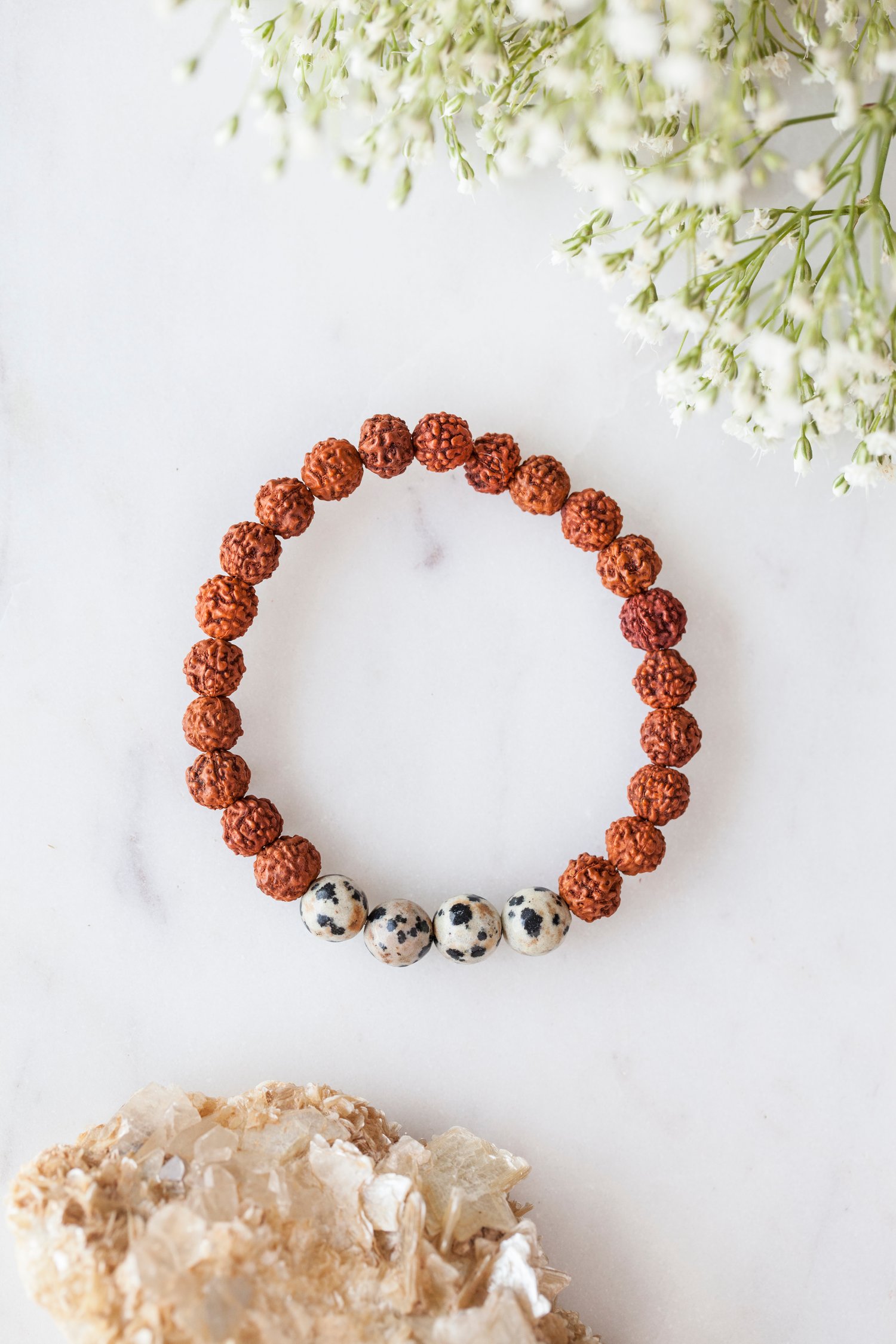 Image of Dalmatian Jasper Wrist Mala