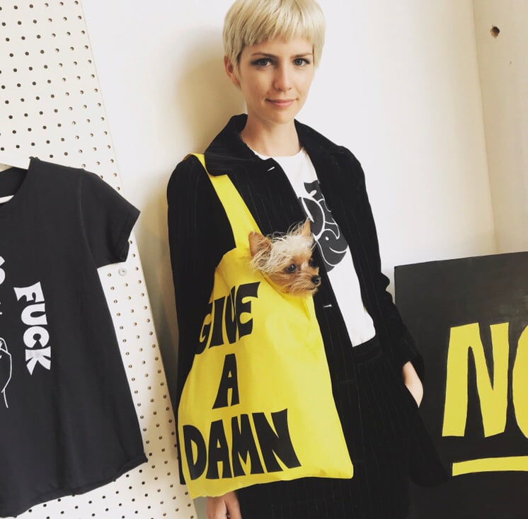 Image of GIVE A DAMN Tote