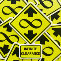 Infinite Clearance Sticker