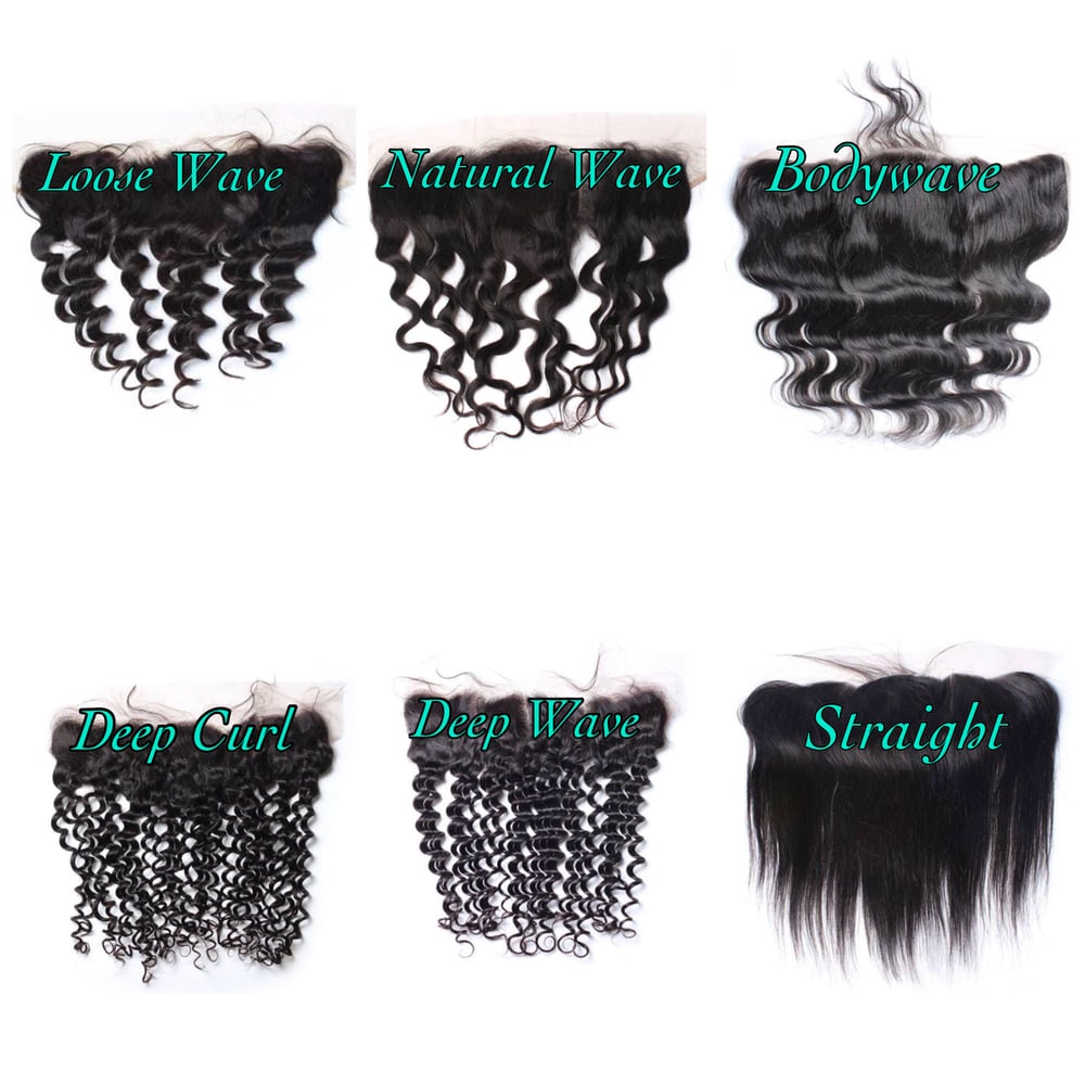 Image of Lace Closures Middle Part, 3 Part, & Free Part/ Lace Frontals
