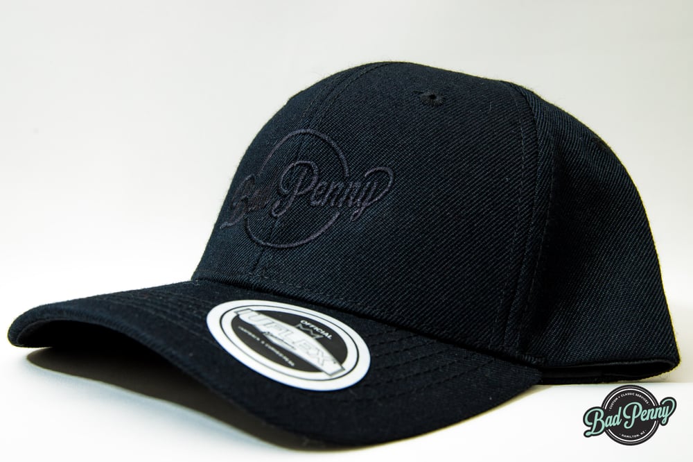 Image of Bad Penny Black Curved Peak Hat