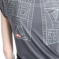 Image 3 of GreyGeometric Bamboo T