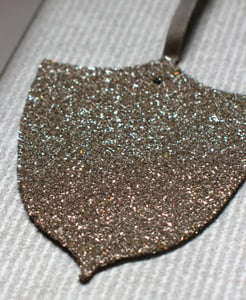 Image of Glitter Tag - Shield