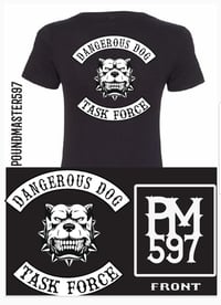 Image 3 of Womens style V-neck and Crew neck black tight fit
