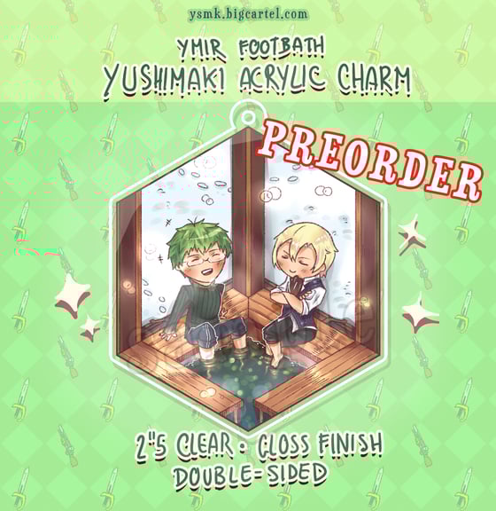 Image of Ymir Foot Bath YushiMaki 2"5 keychain