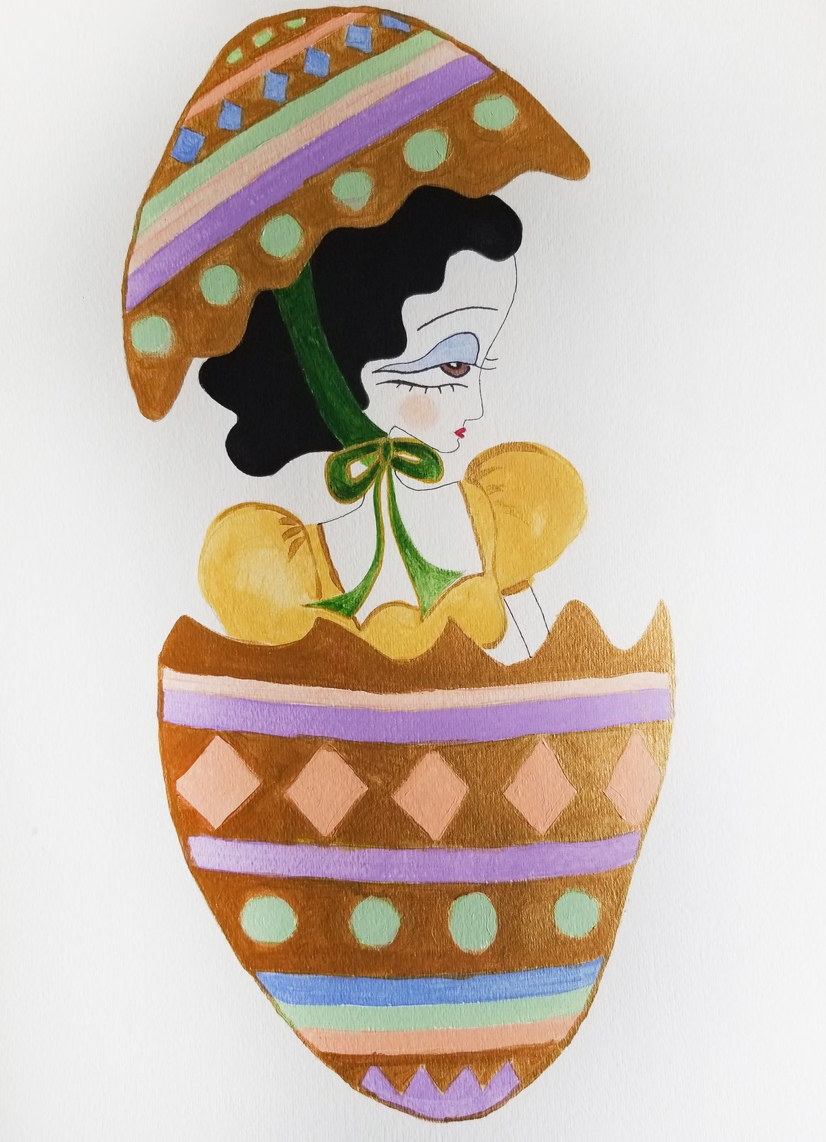 Image of Easter Egg Bonnet BabyDoll