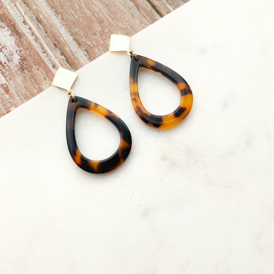 Image of Small Acrylic Earrings