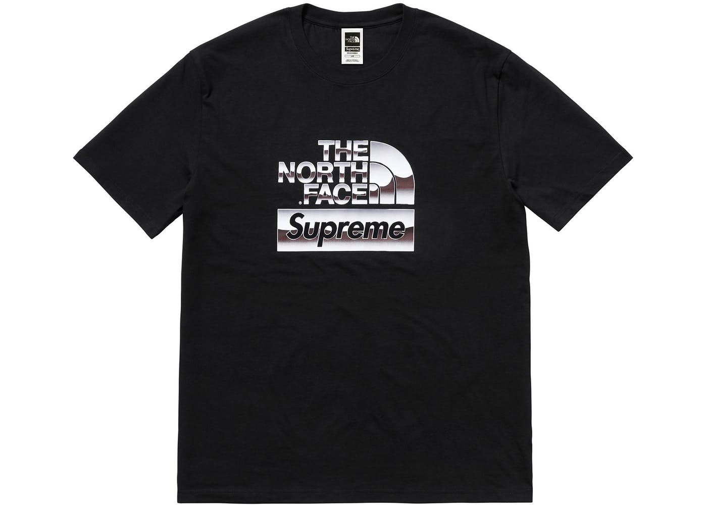 Supreme X The North Face Metallic Logo T-Shirt Black | San Marco Hype