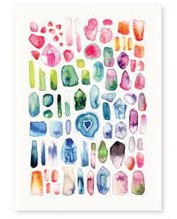 'Gemstones' Limited Edition Art Print