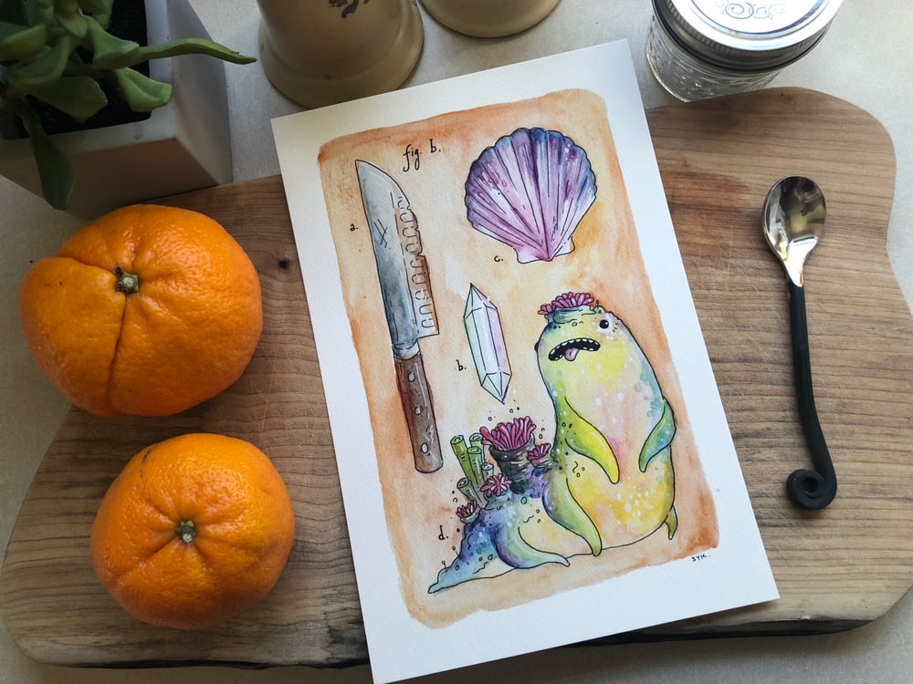 Image of Tidebeast Print - Gurblegrlglglg