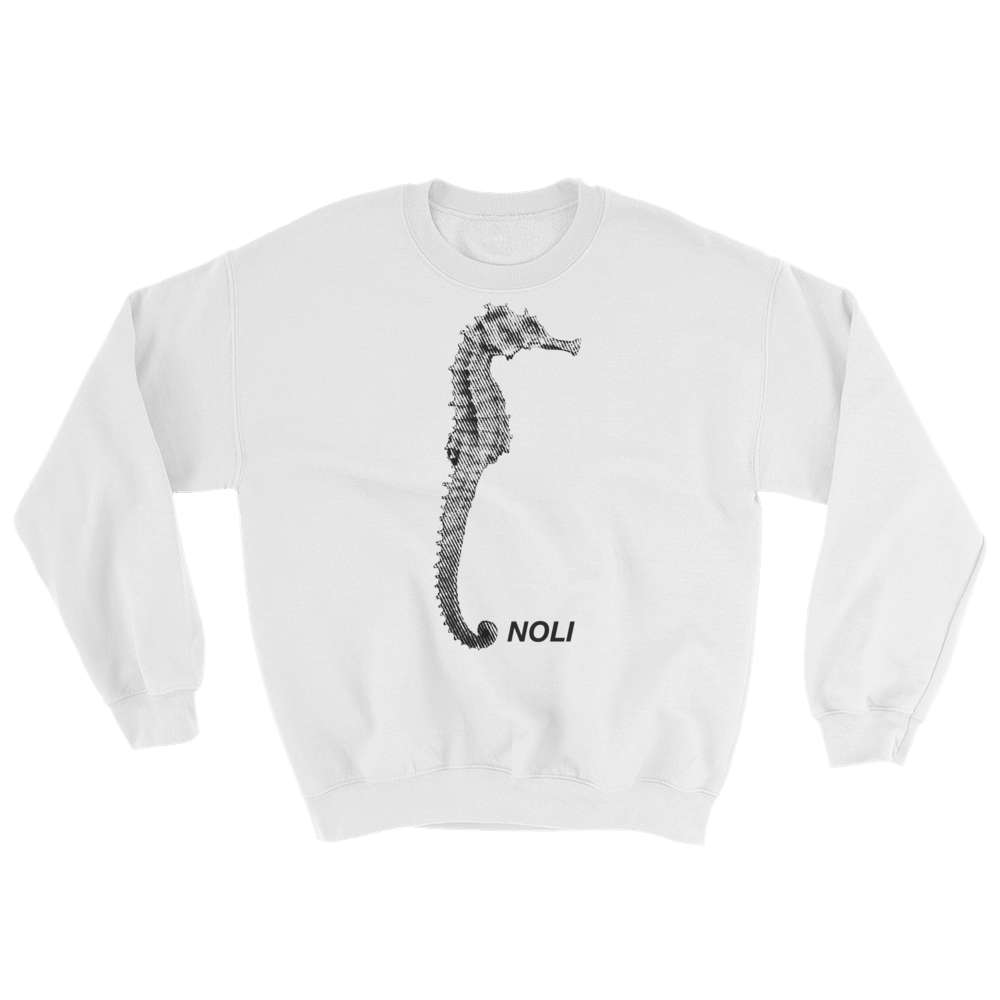 Image of White Seahorse Crewneck