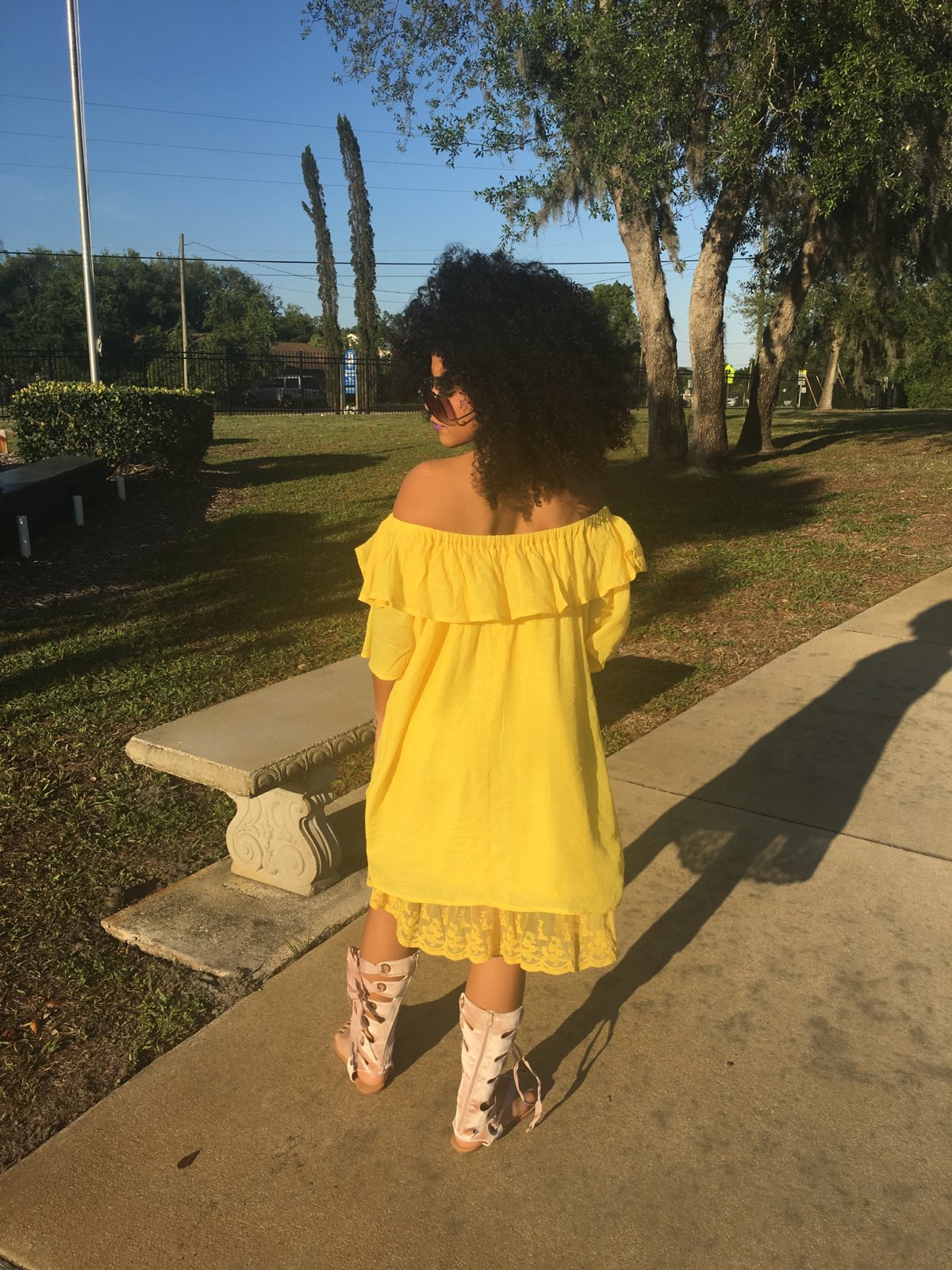 Image of Sunshine Ruffled Dress