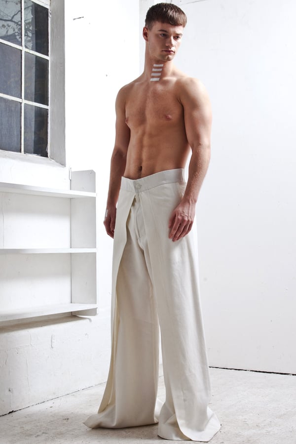 SPLIT TROUSERS CREAM