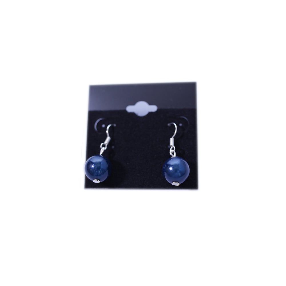 Image of Glow Bead Single Drop Earrings