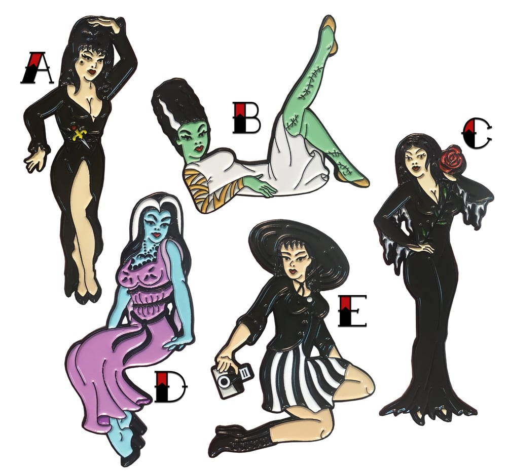 Image of Ghoulish Gal - Lapel Pin