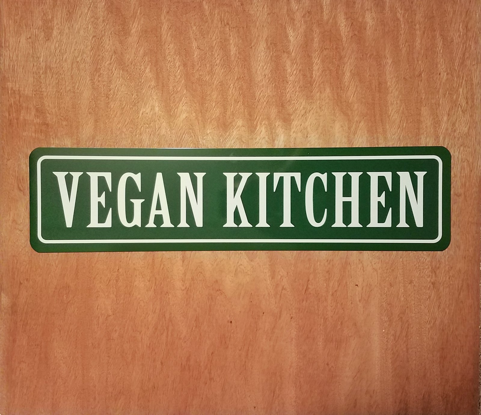 Vegan Kitchen sign / Goods And Evil Brand Clothing