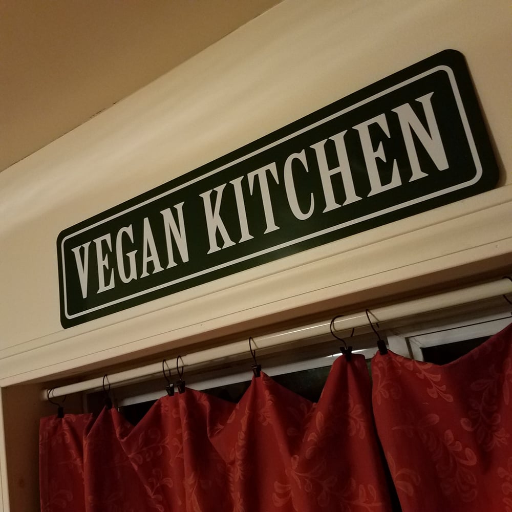 Image of Vegan metal signs