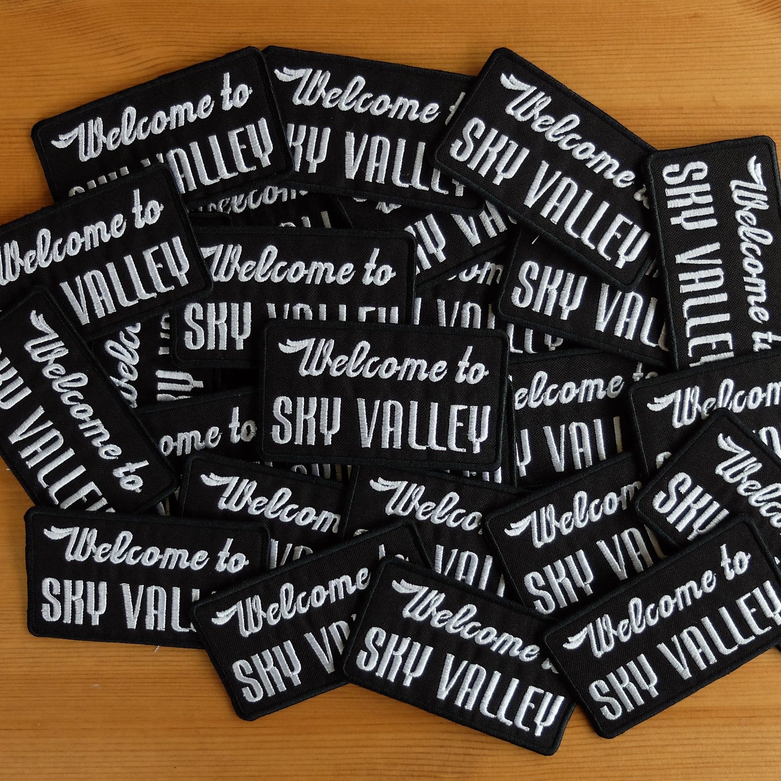 Image of Welcome to Sky Valley Embroidered Patch