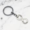 Personalised Infinity Symbol Key Ring