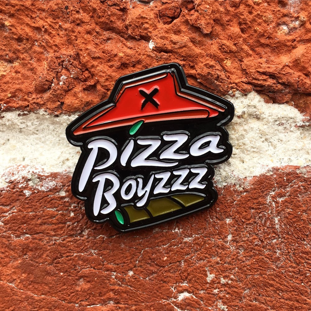 Image of XL Pizzaboyzzz squad pin 