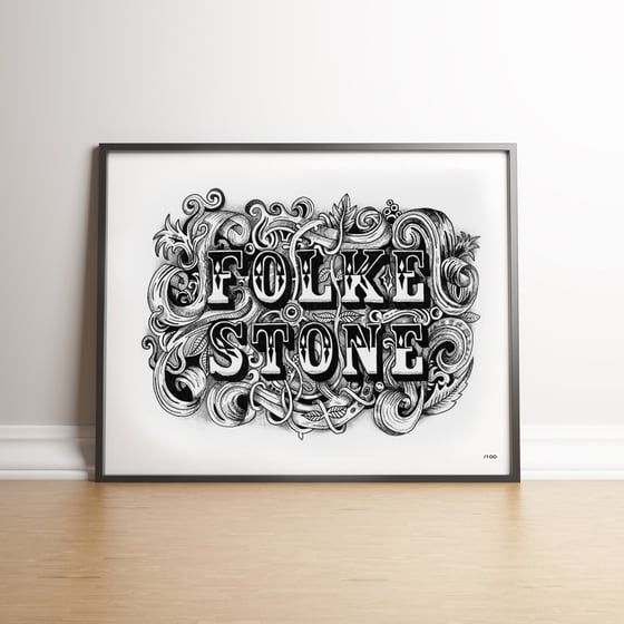 Image of Vintage Folkestone - Limited Edition Hand Signed Print