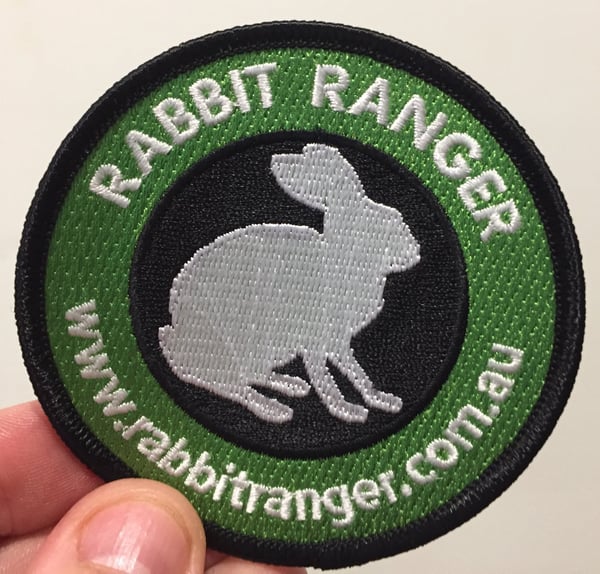 Image of RABBIT RANGER embroidered patch