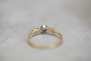 Image of *SALE - WAS £1350*  little 18ct gold & platinum, 3mm rose-cut diamond ring
