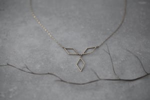 Image of *SALE* rhombus trilogy necklace