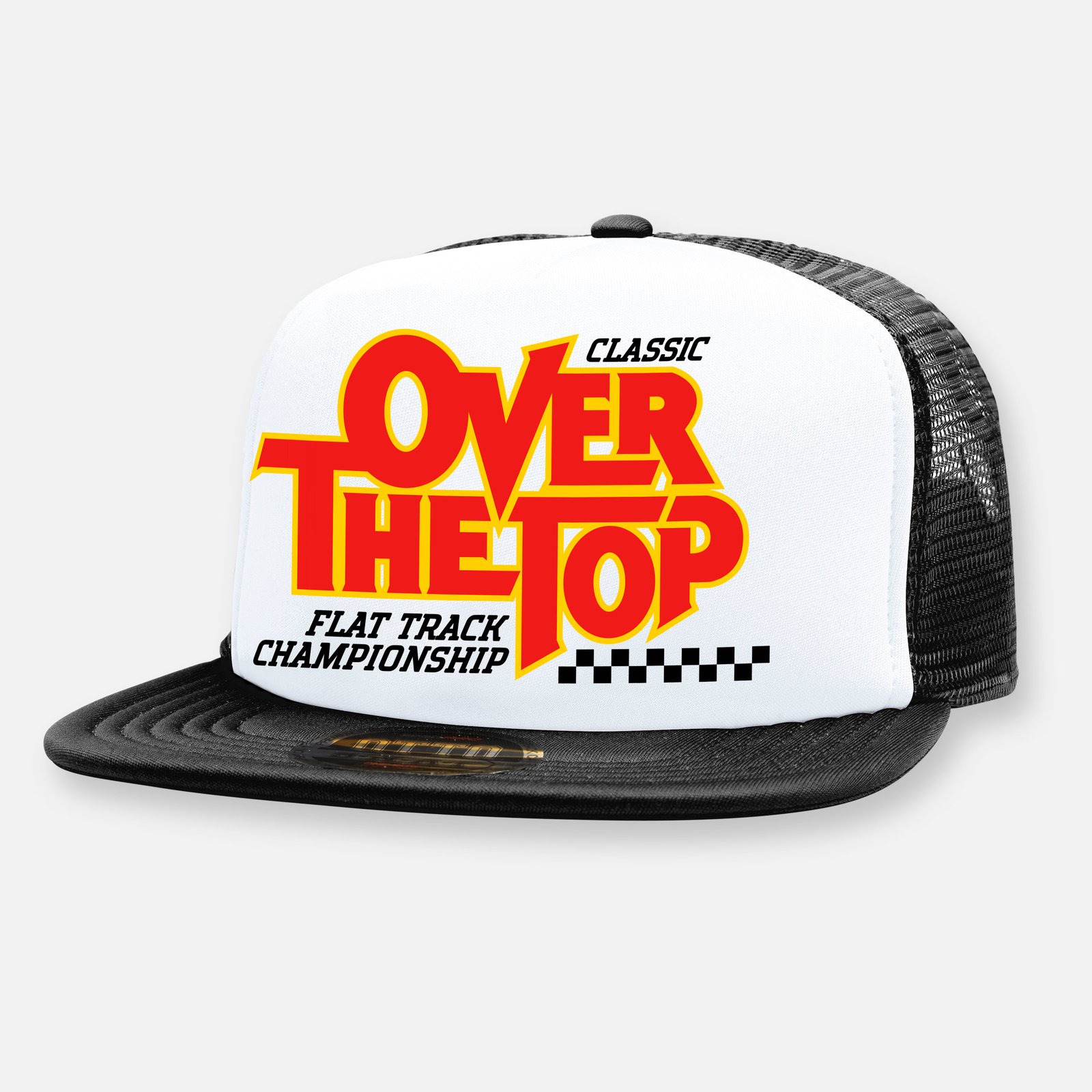 over the top trucker hat